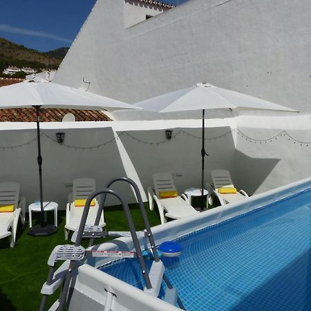 Benalmádena Pueblo - Casa Josefita, patio with Private Pool-Piscina Privada y solarium Villa Exterior foto